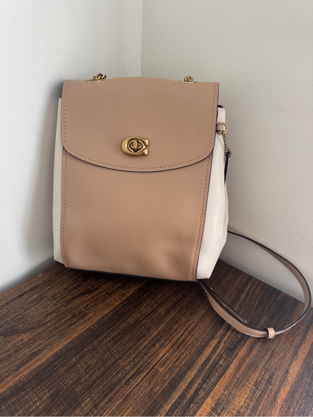 Coach Parker colorblock backpack